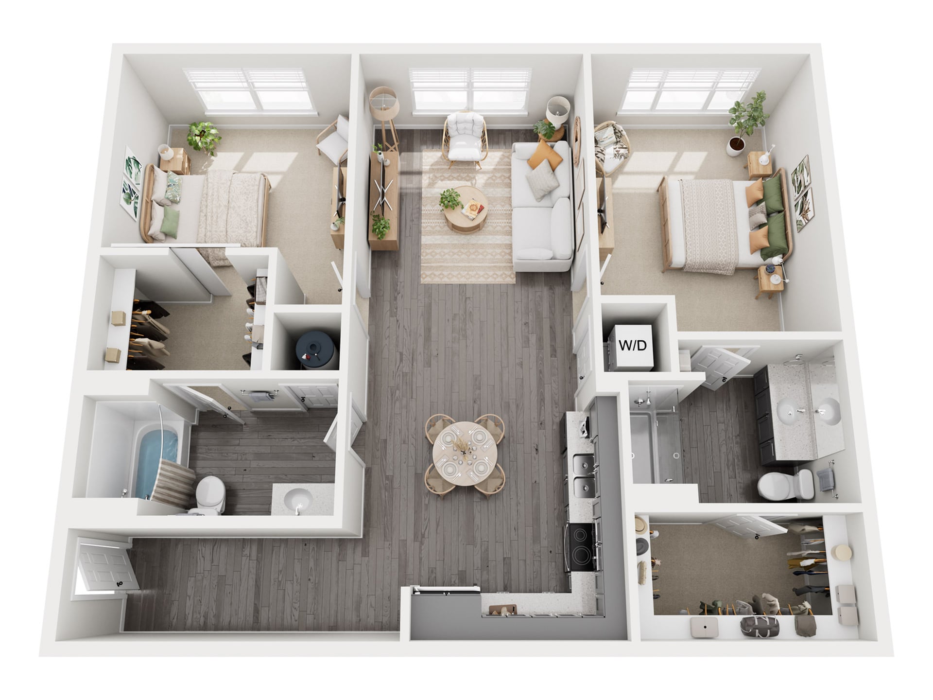 2B floor plan