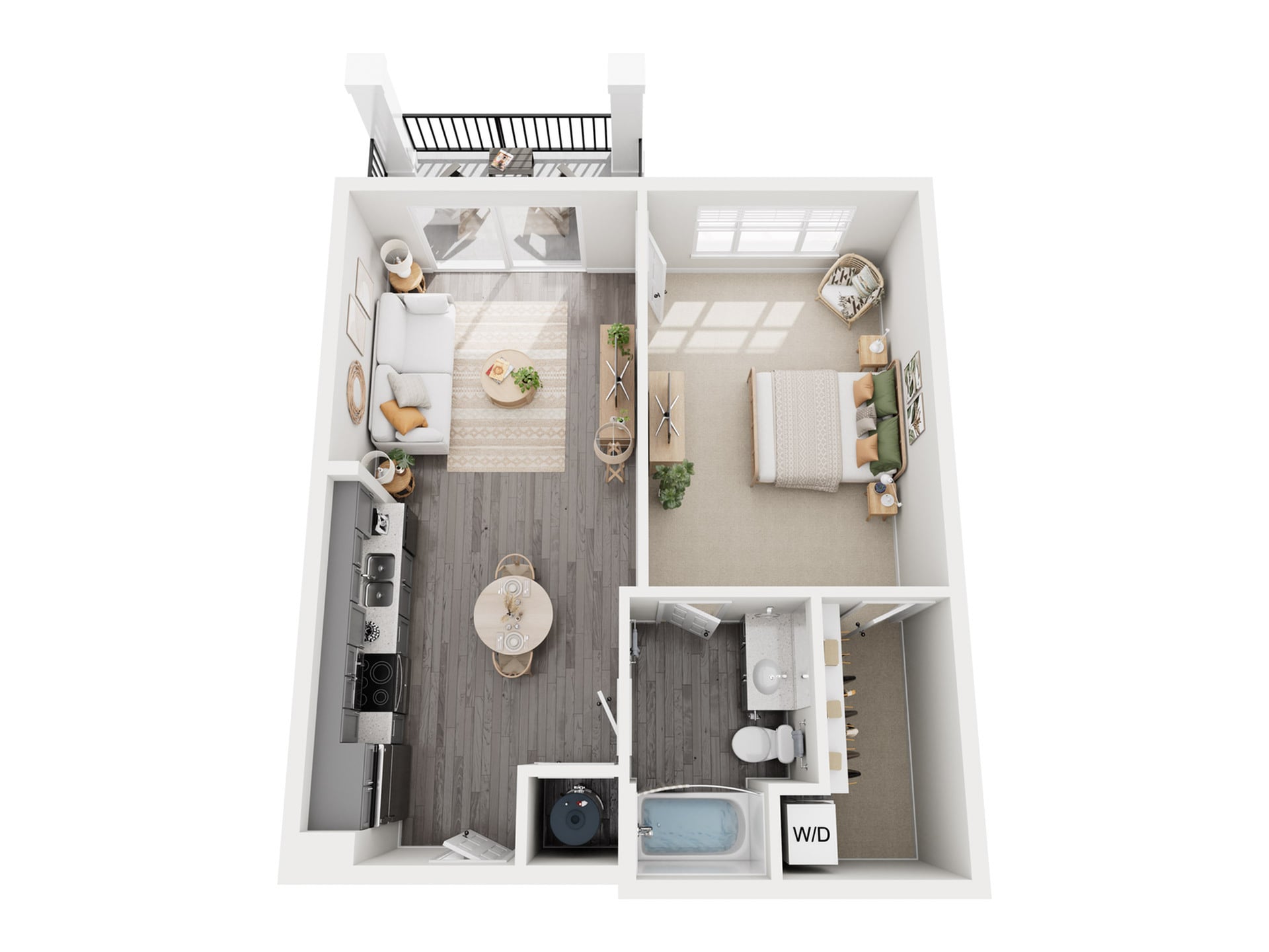 1B.5 floor plan