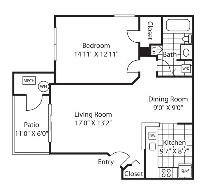 Adams - Renovation floor plan