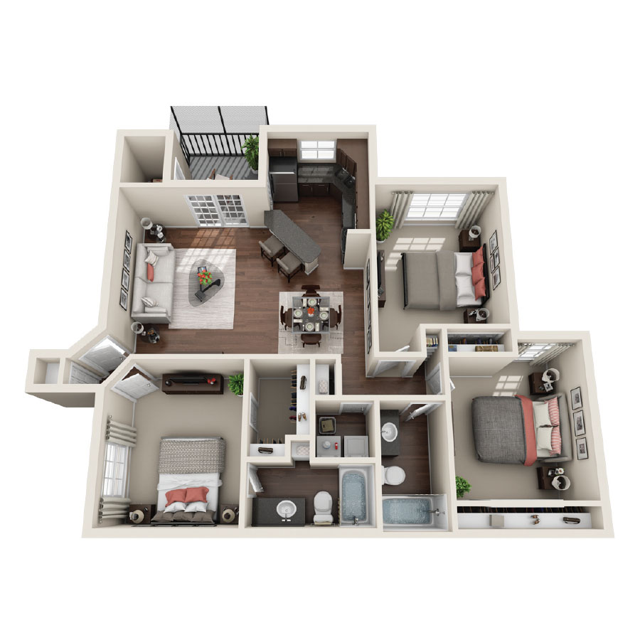 Riverwalk floor plan