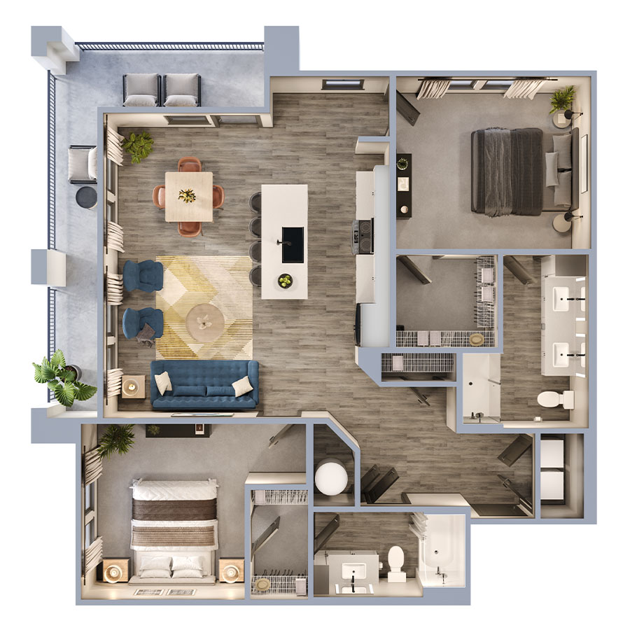 B2 floor plan