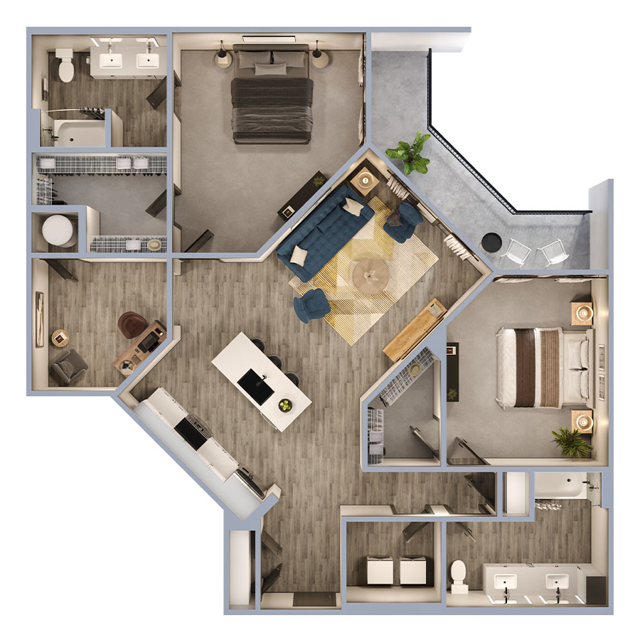 B3D floor plan