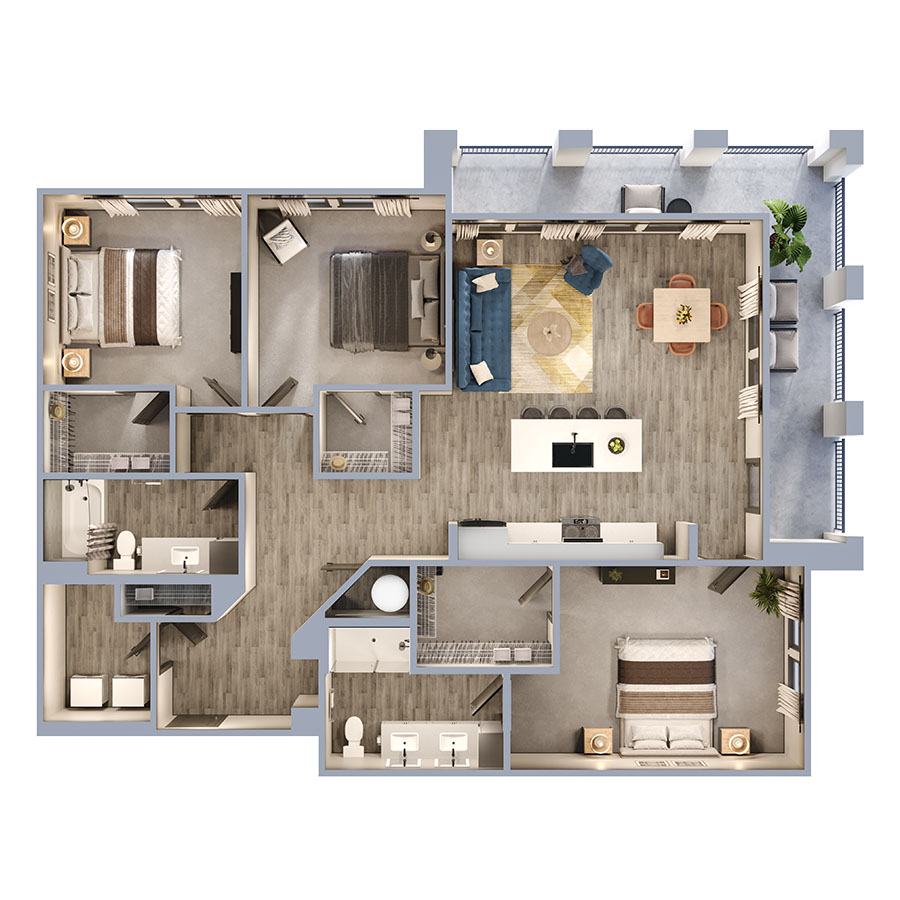 C1 floor plan