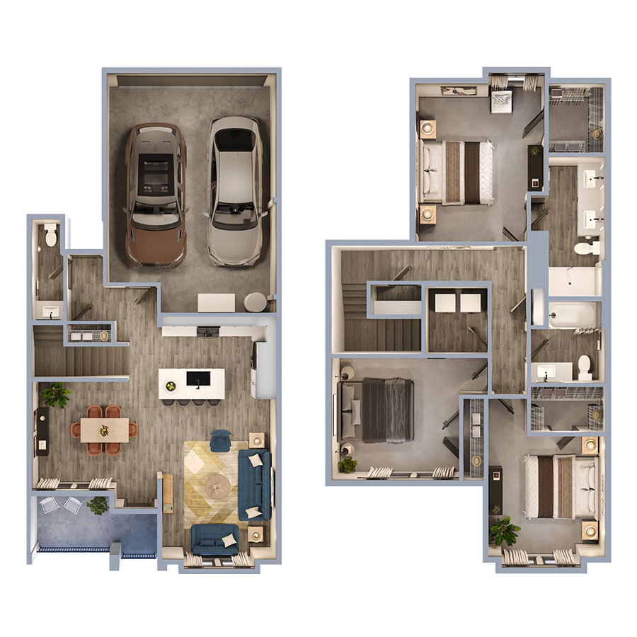 TH2 floor plan