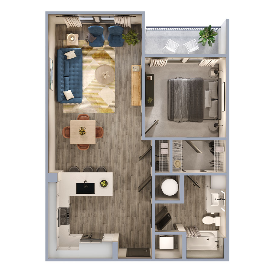A2 floor plan