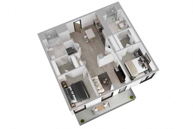 2B09 floor plan