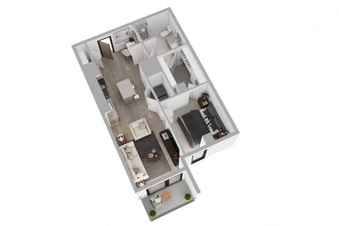 1B01 floor plan