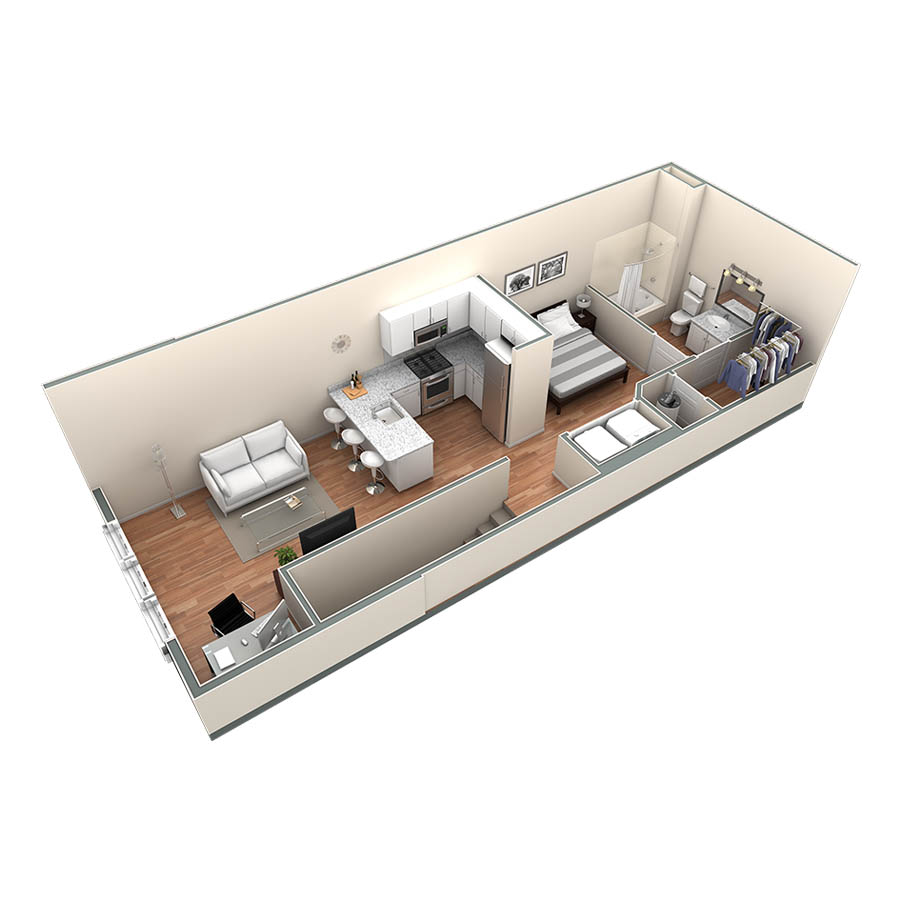 Studio Grand Overlook floor plan