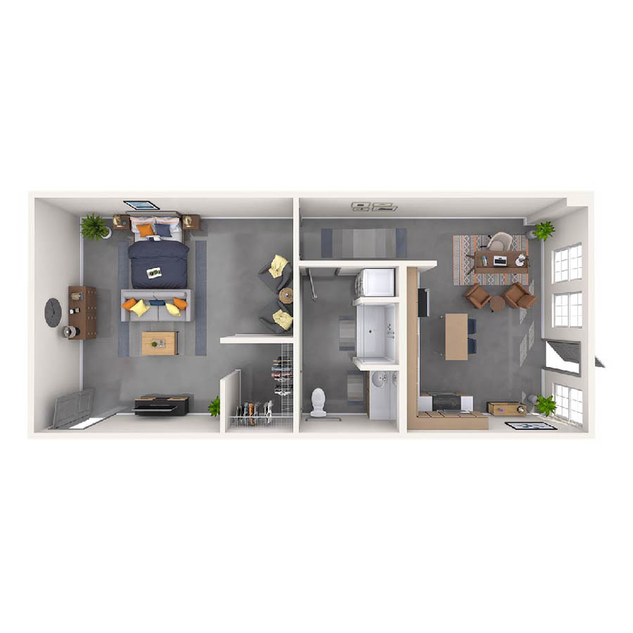 A2 floor plan