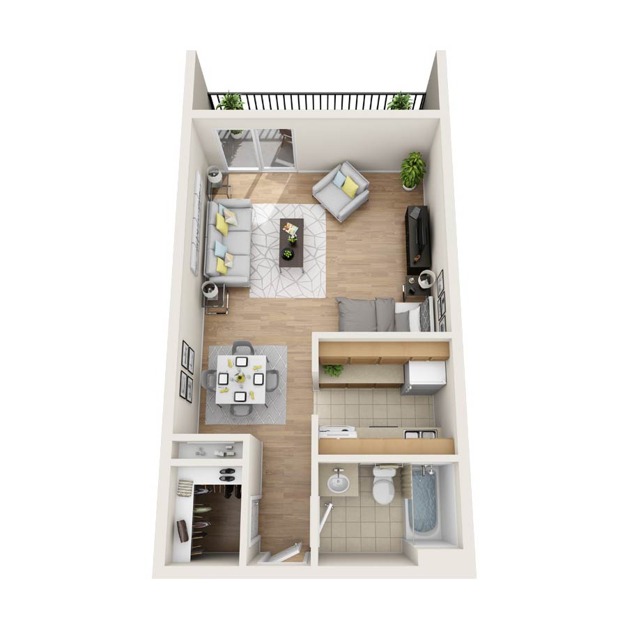 Studio floor plan