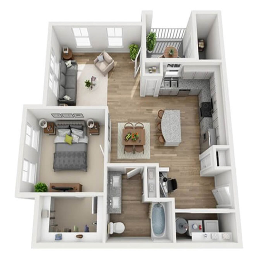 The Magnolia floor plan