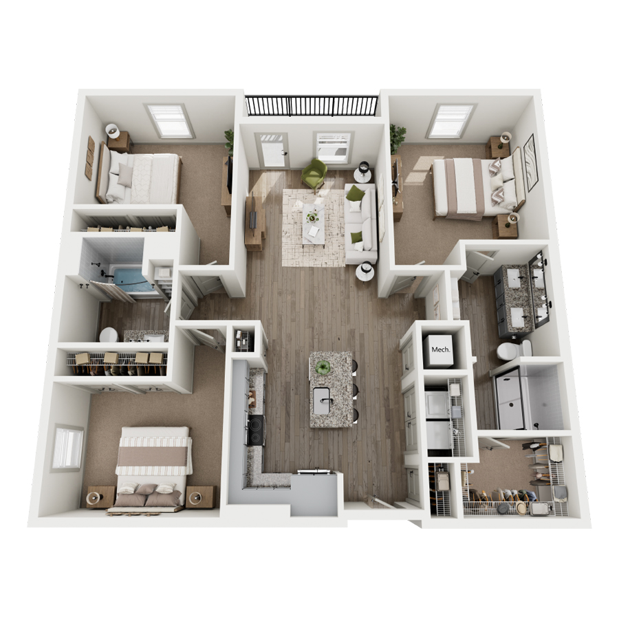 Saratoga (C1) floor plan