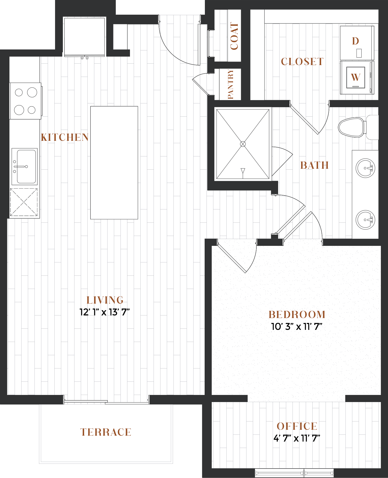 1C floor plan