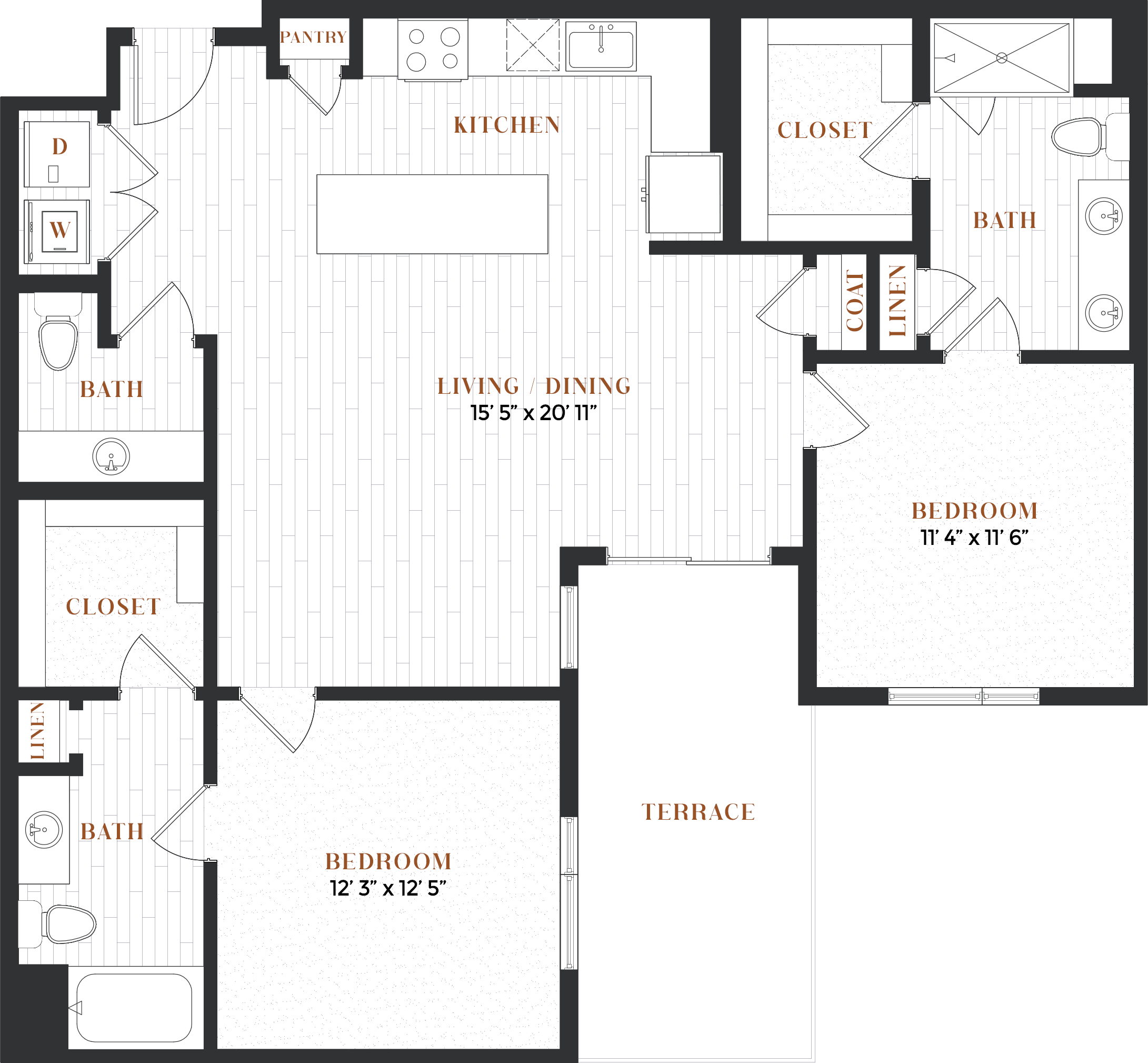 2C floor plan