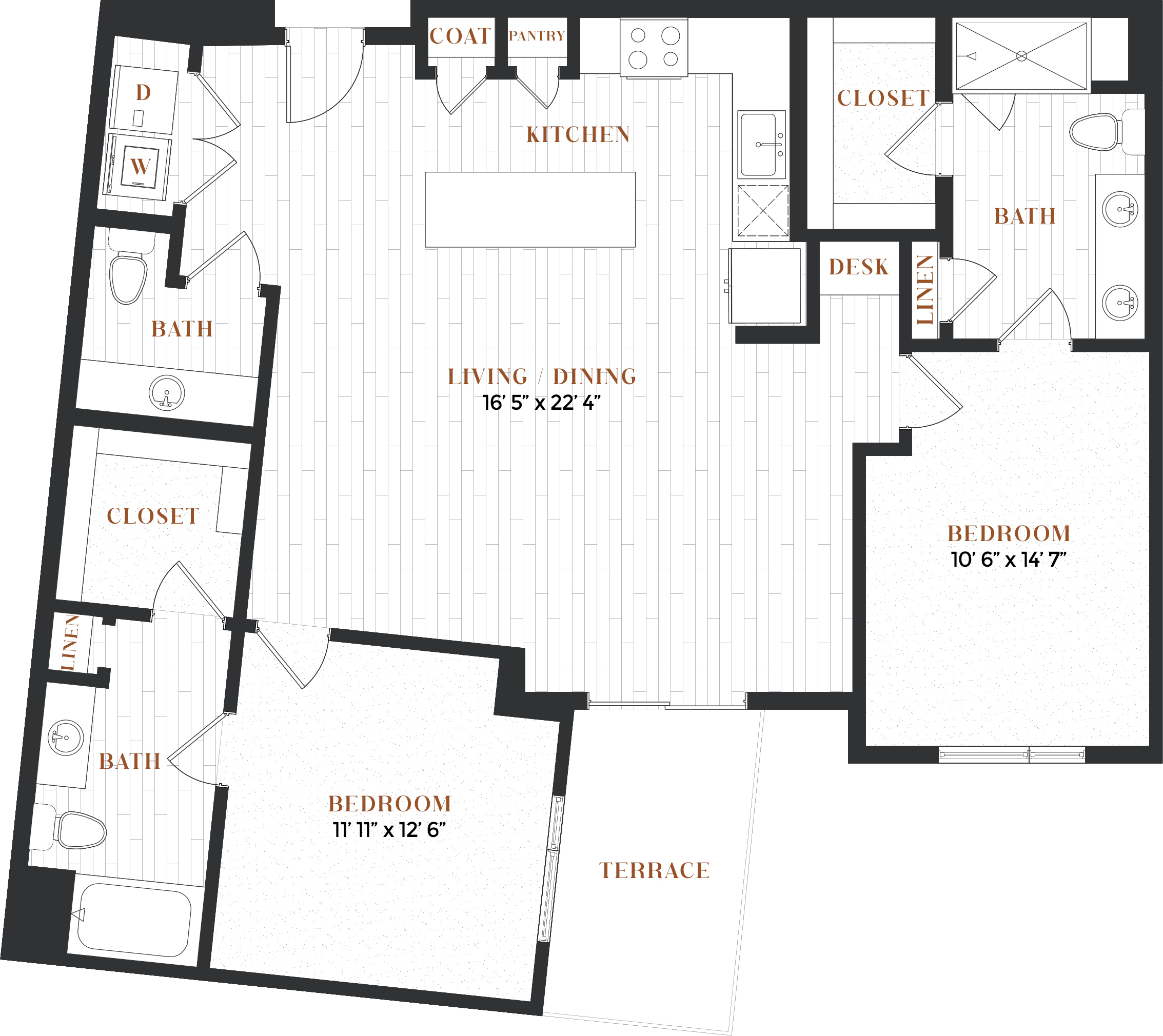 2C Alt floor plan