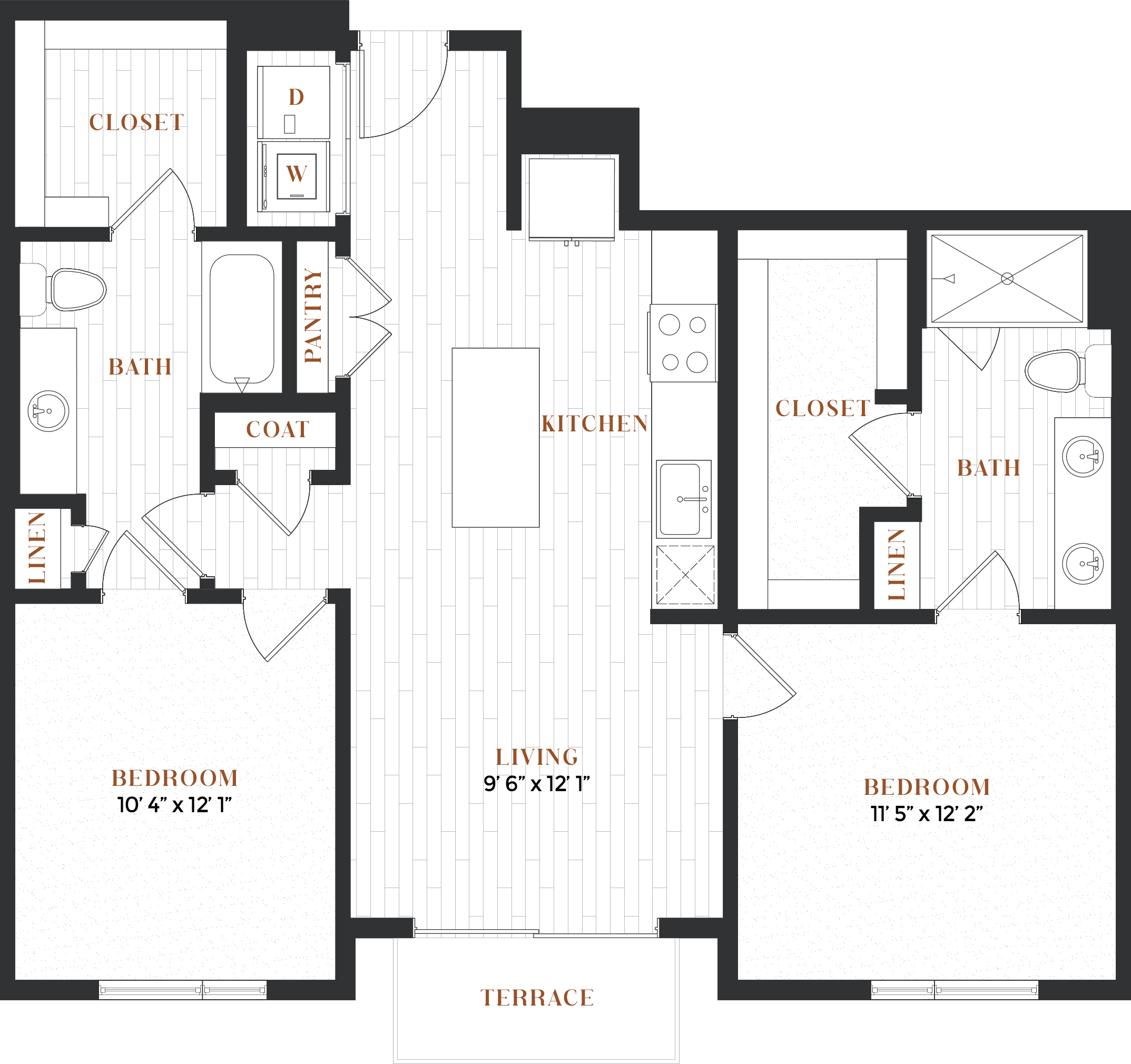 2E floor plan
