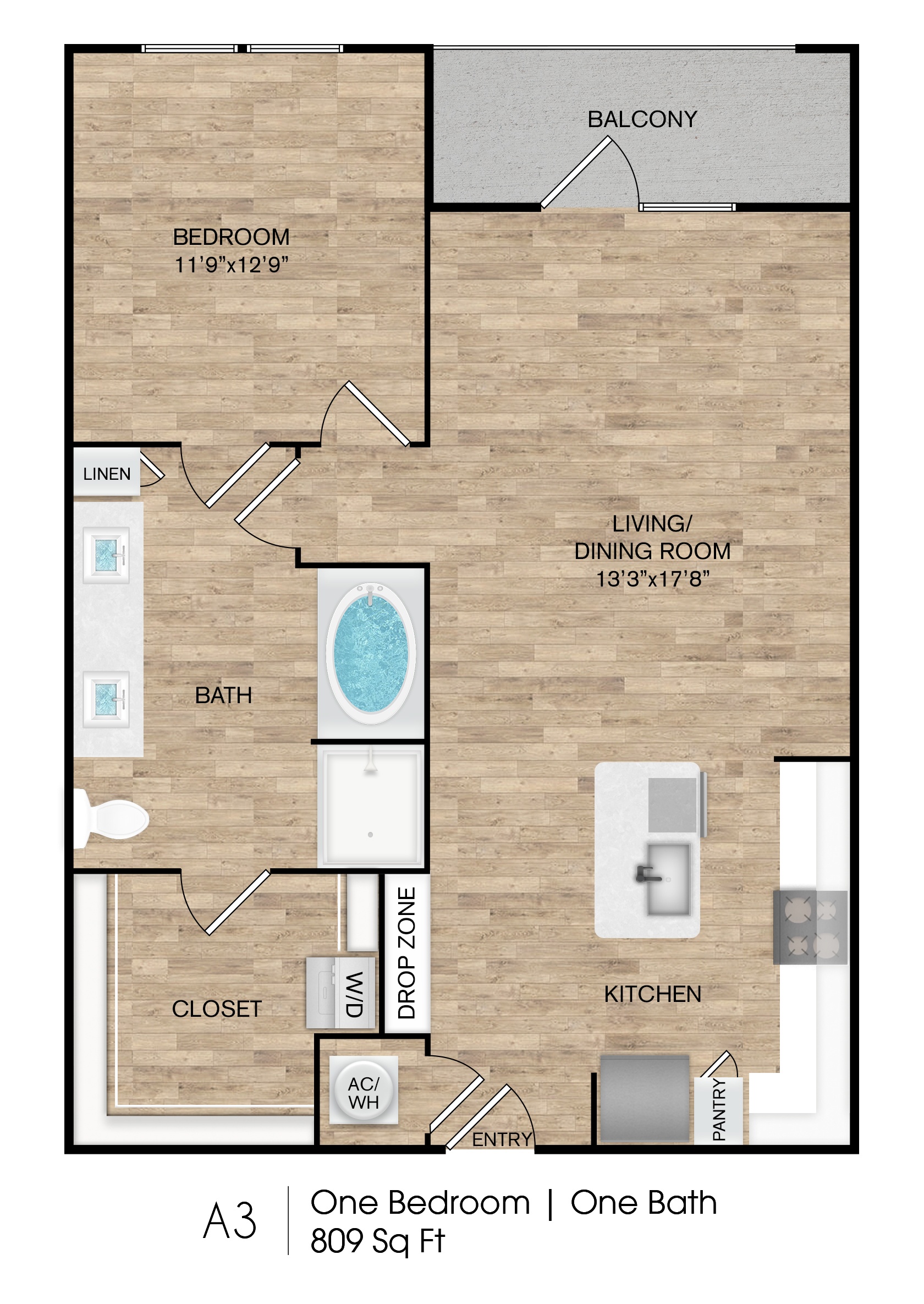 A3CTA floor plan