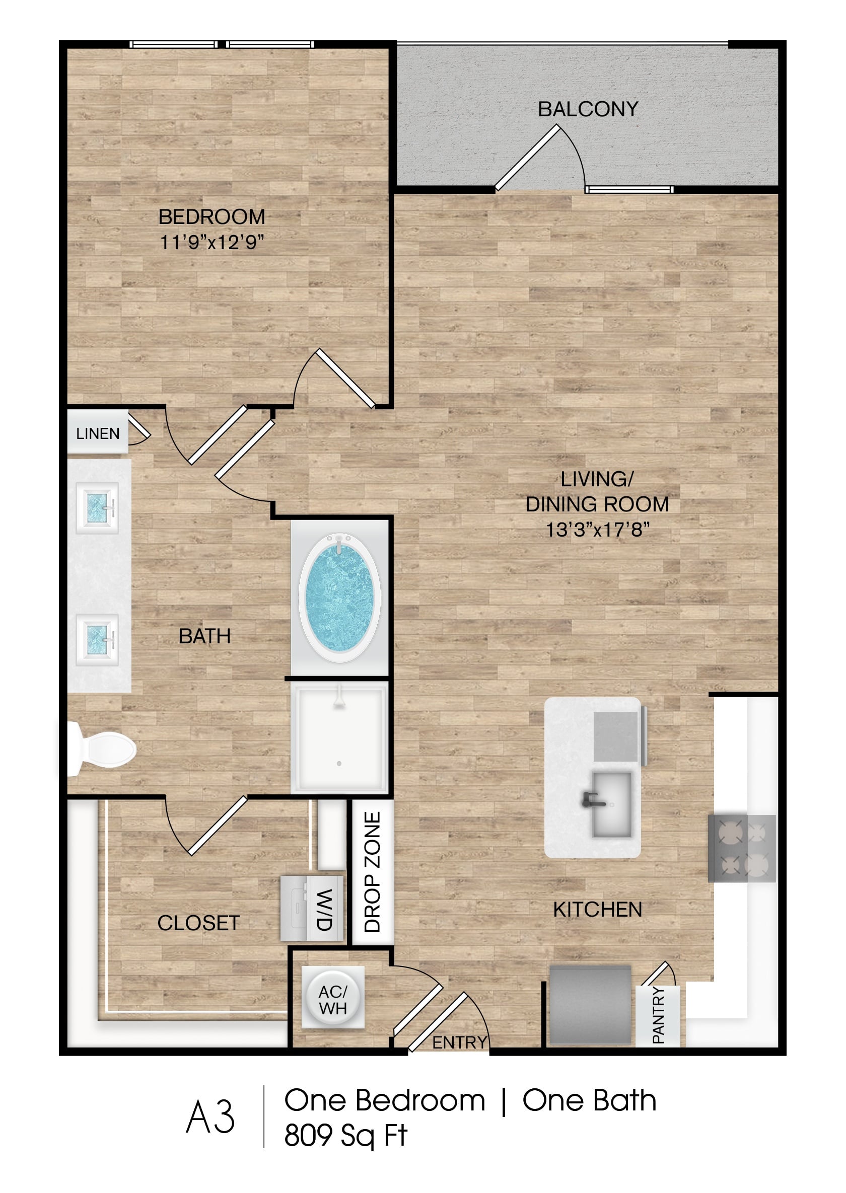 A3 floor plan