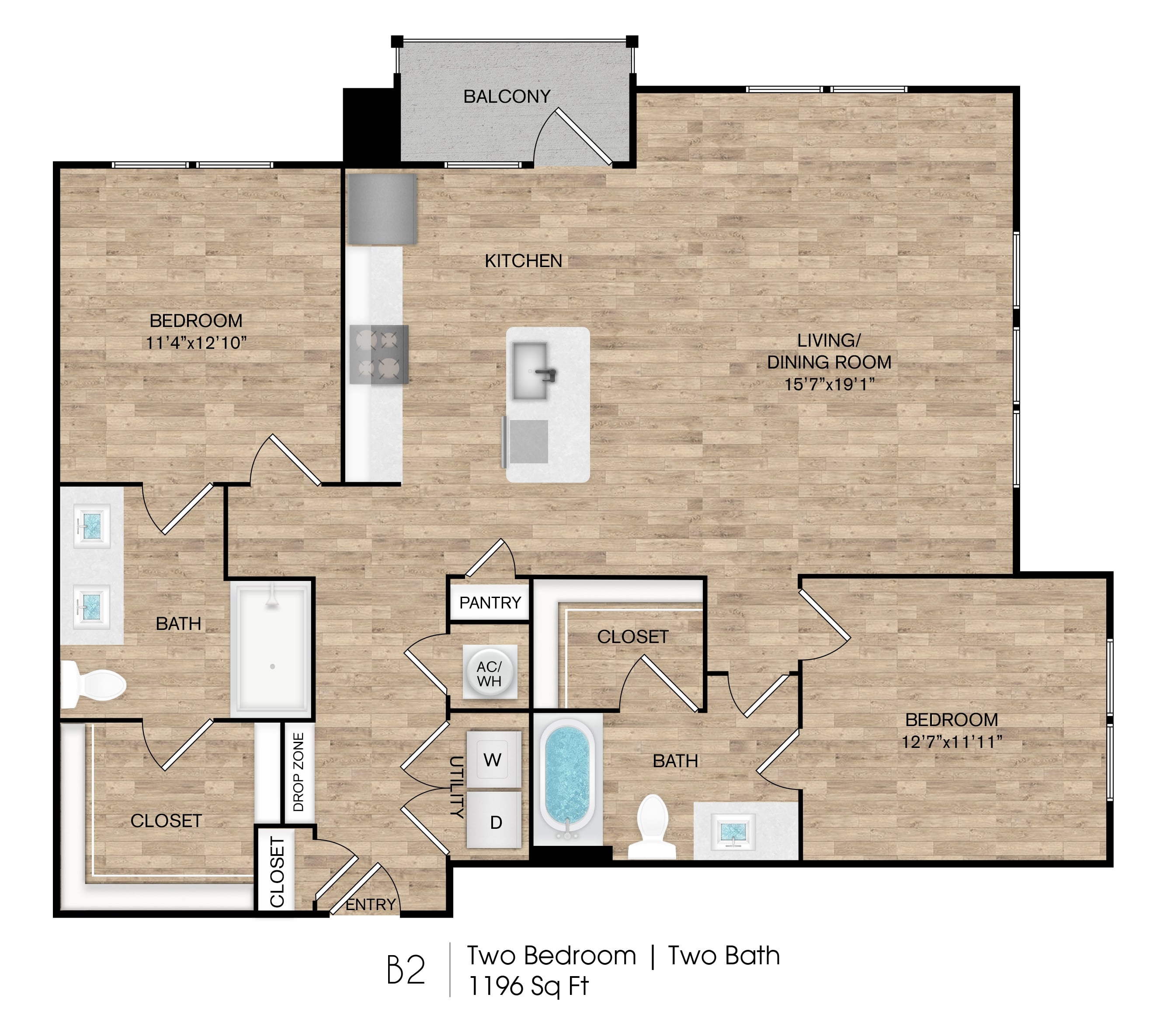 B2 floor plan