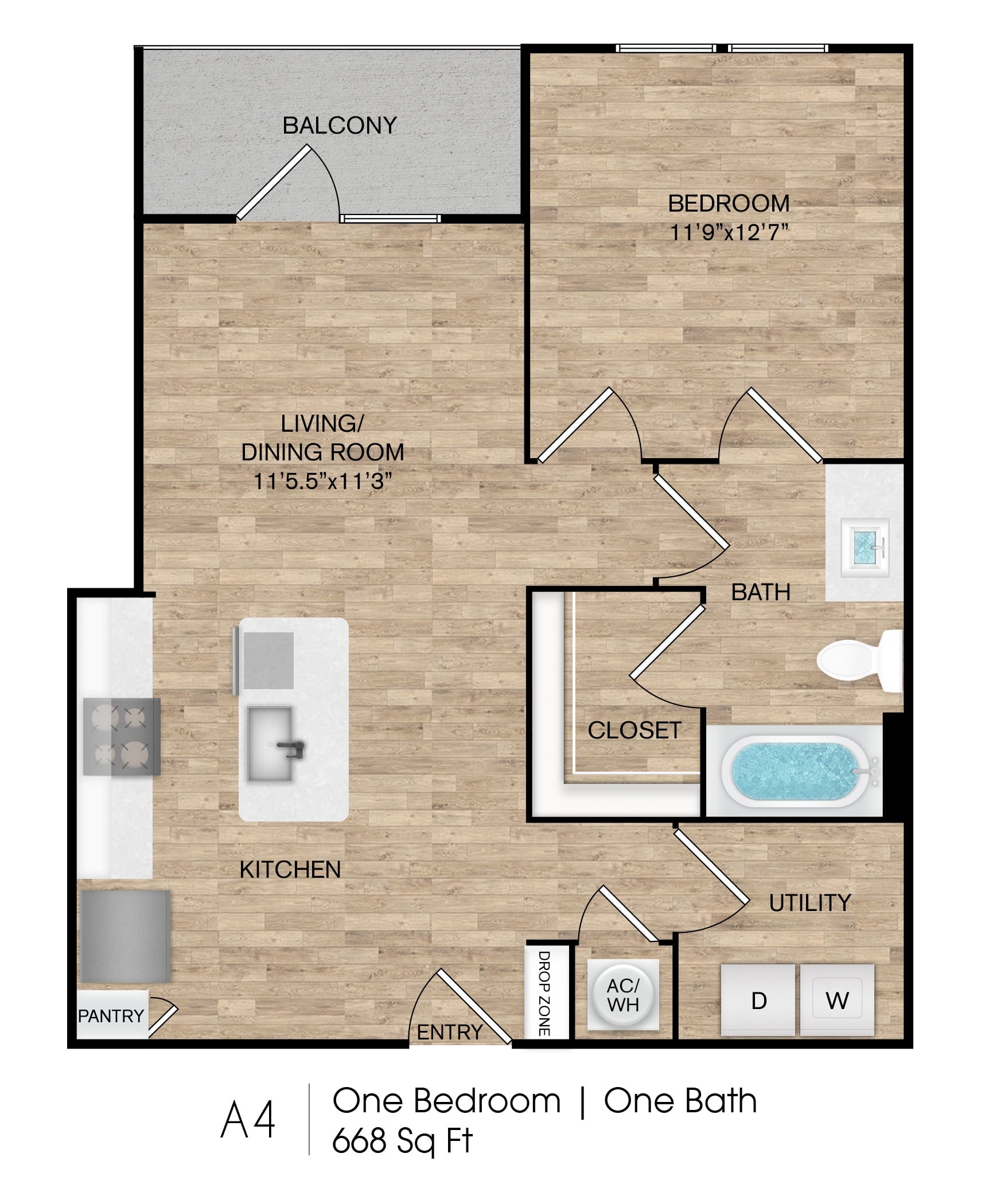 A4 floor plan