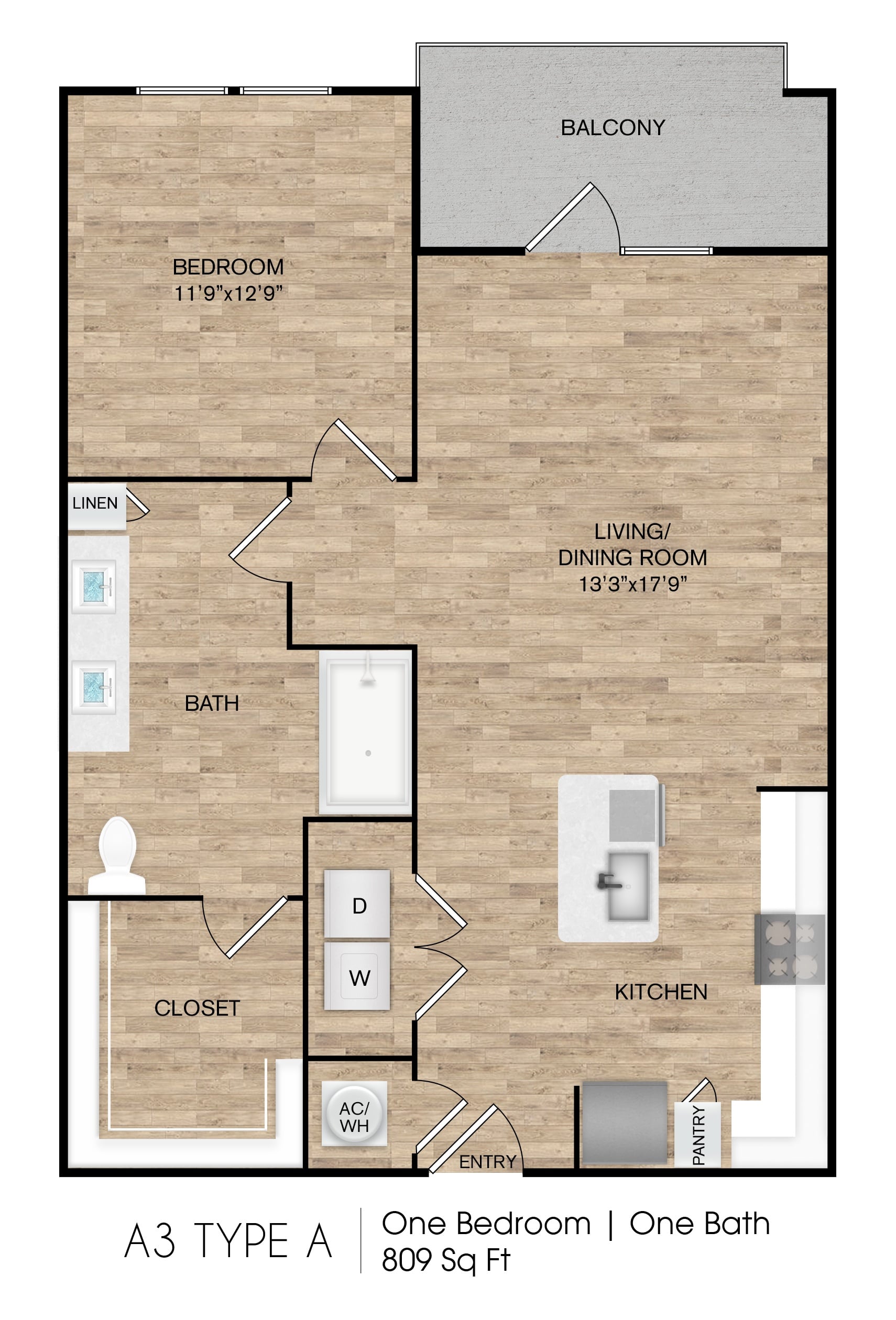 A3-TA floor plan