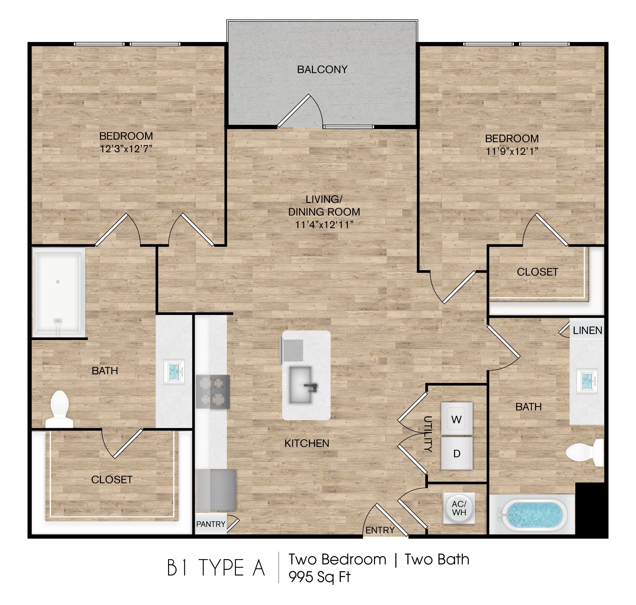 B1-TA floor plan