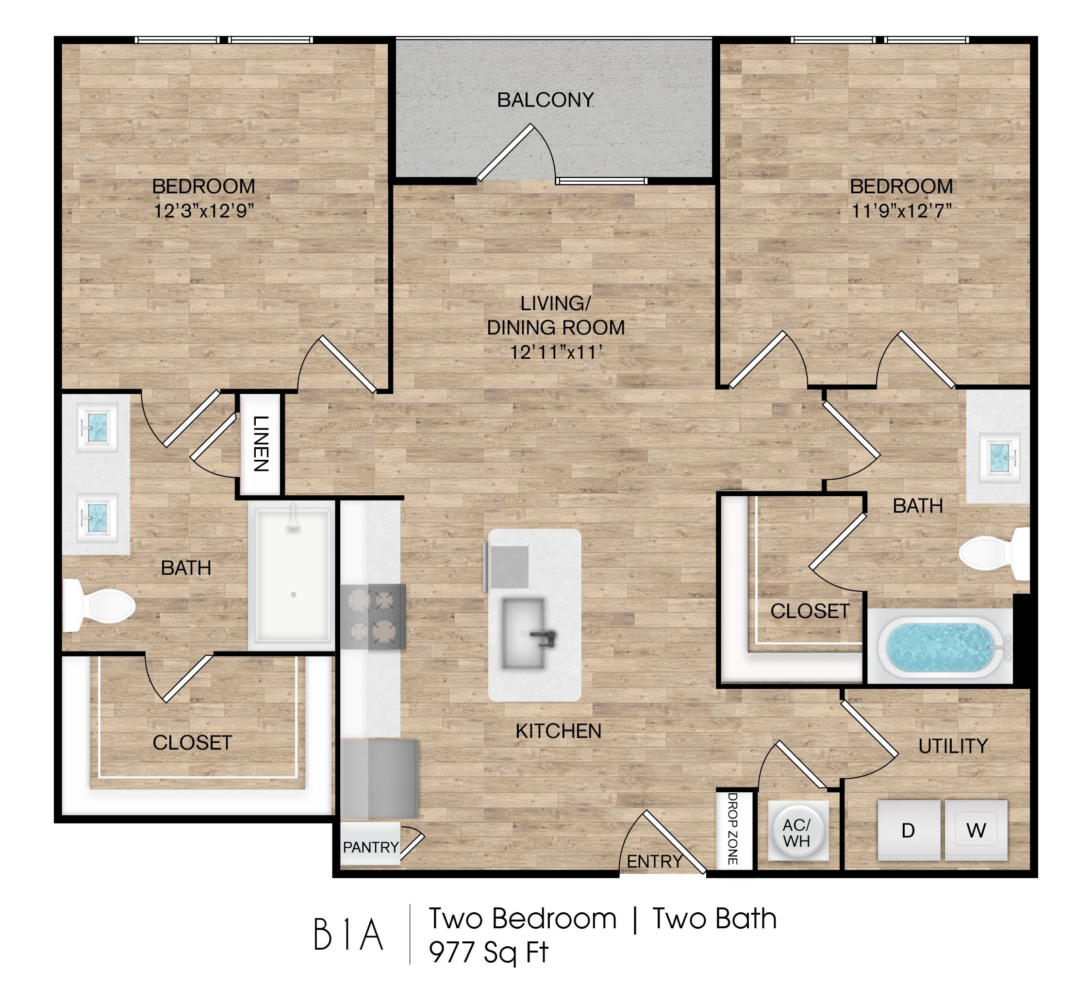 B1A floor plan