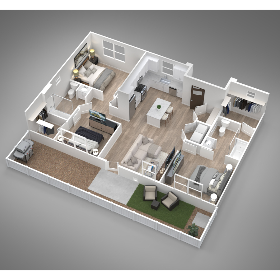 Pinnacle-A floor plan