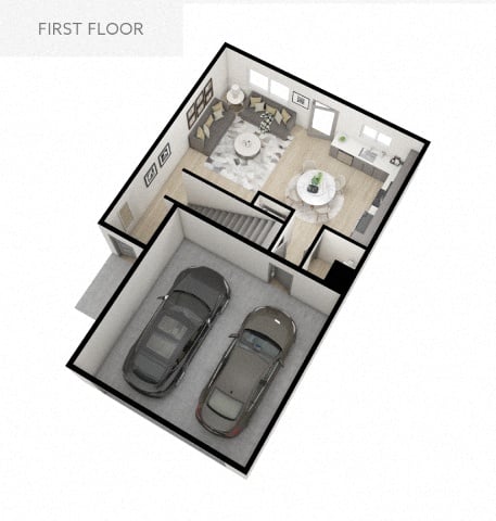 Timberline 4-Bed w/ Finished Basement floor plan