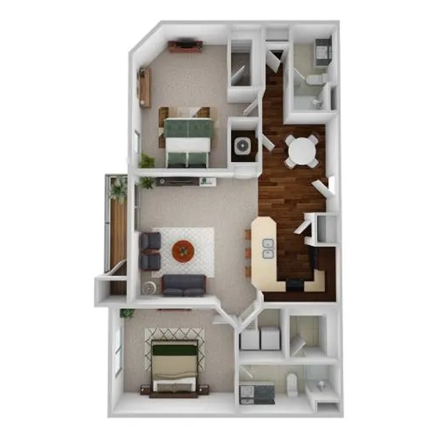 SUITE B floor plan