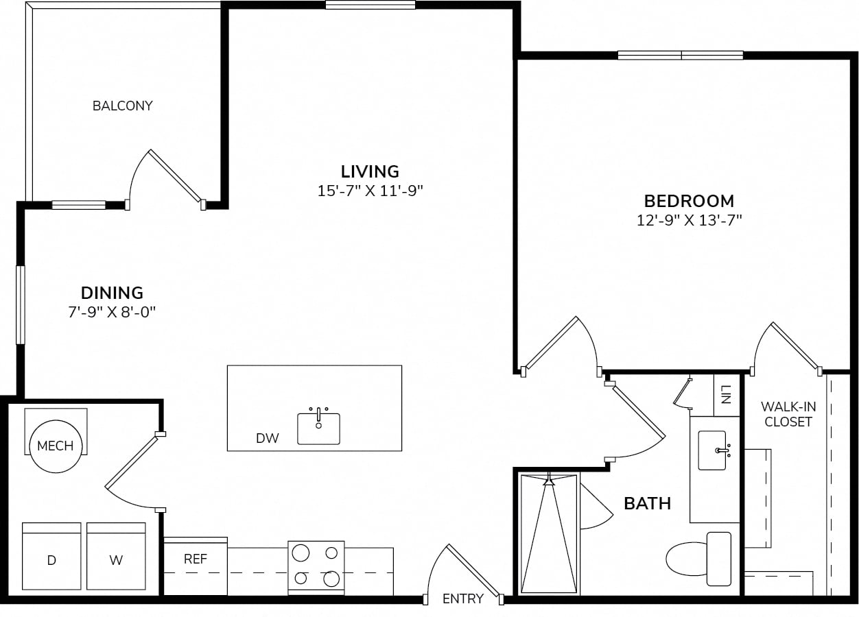 A2 floor plan