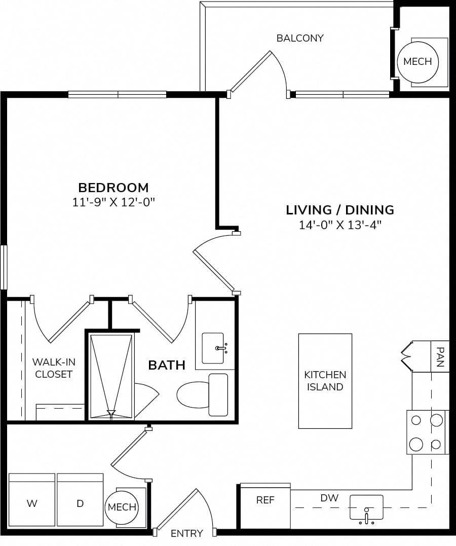 A1 floor plan