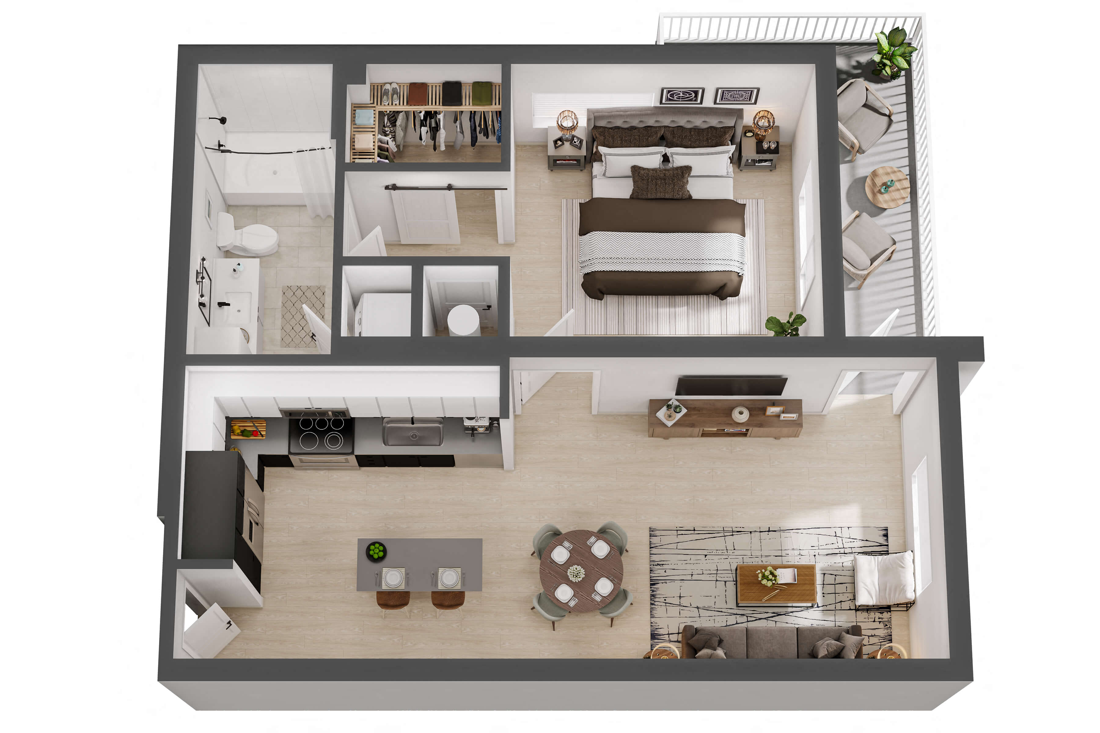 1 Bed/ 1 Bath-A3 floor plan