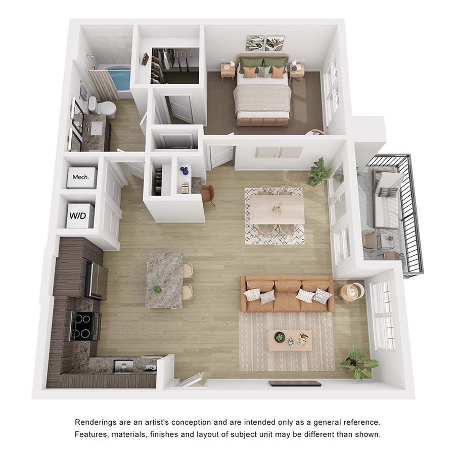 A2 floor plan