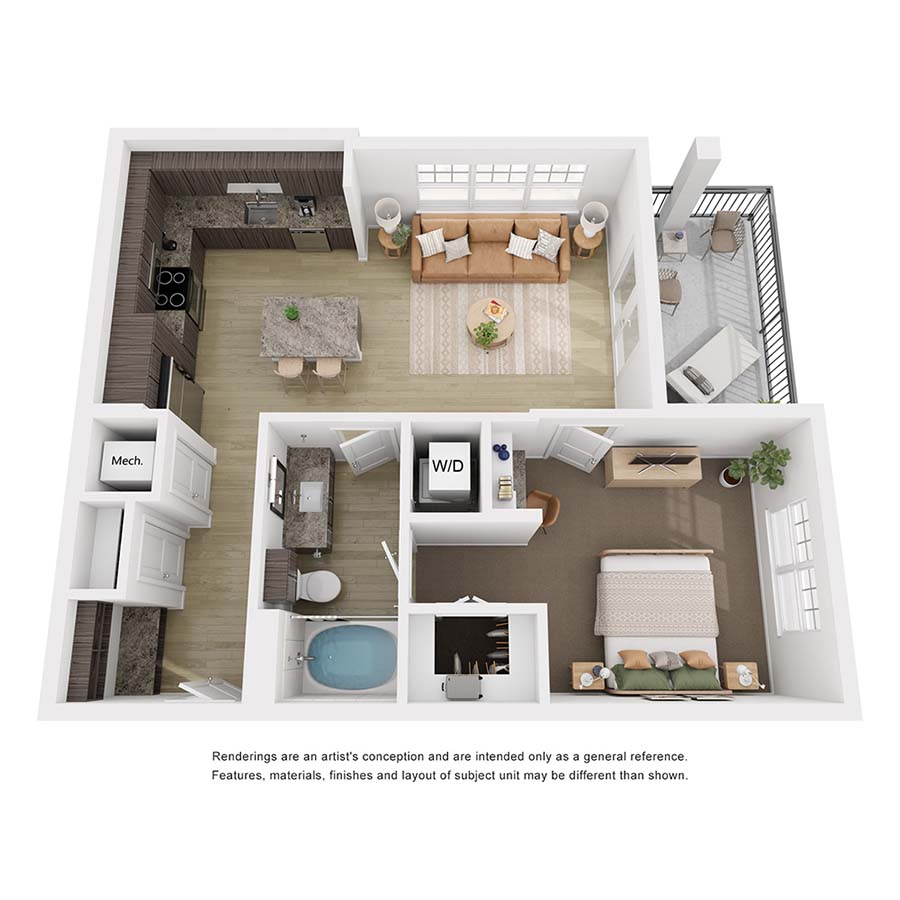 A1 floor plan