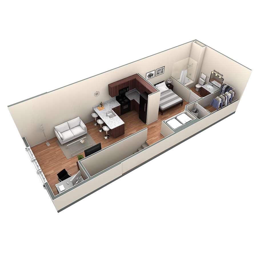 Studio Grand Overlook floor plan
