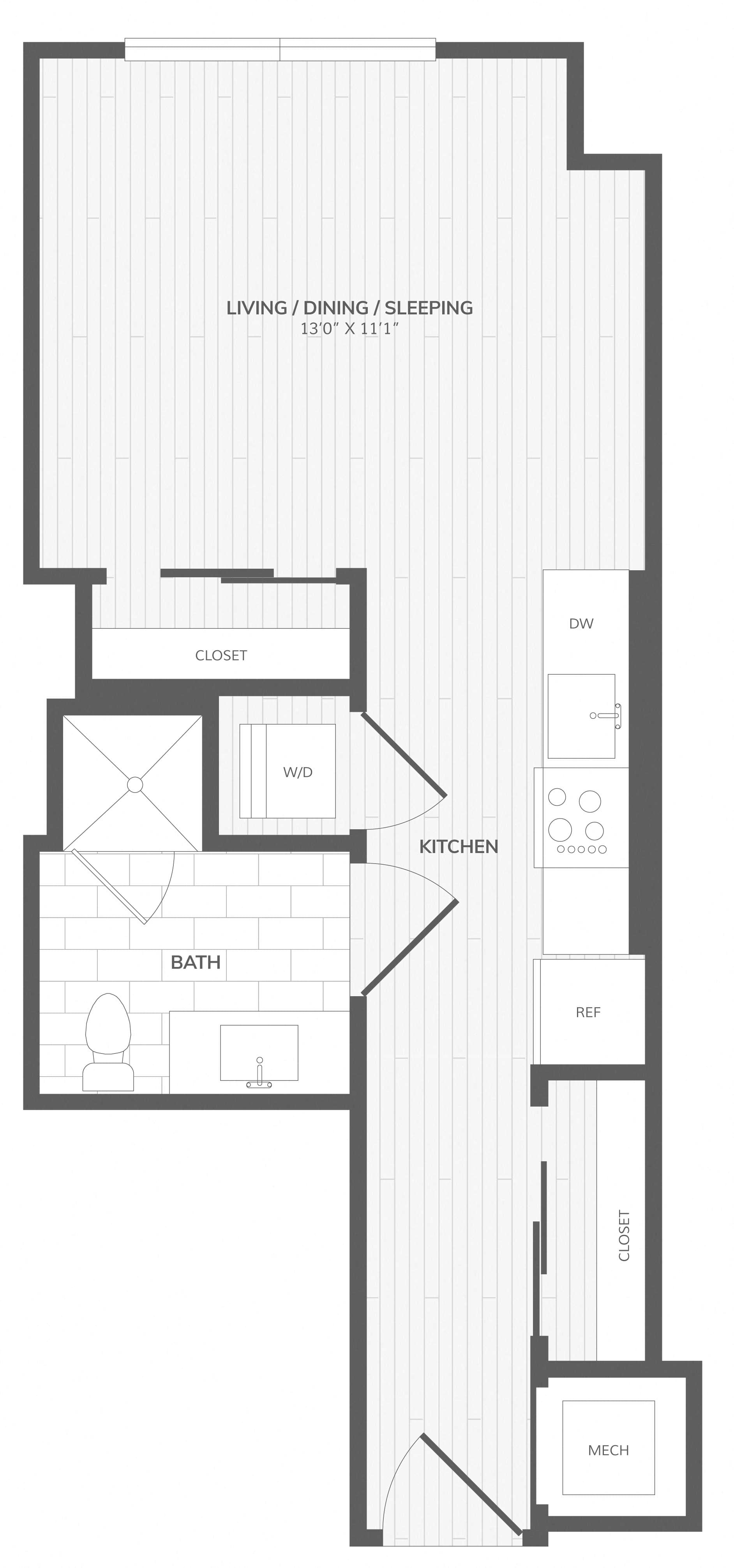 Studio-C East Medley floor plan