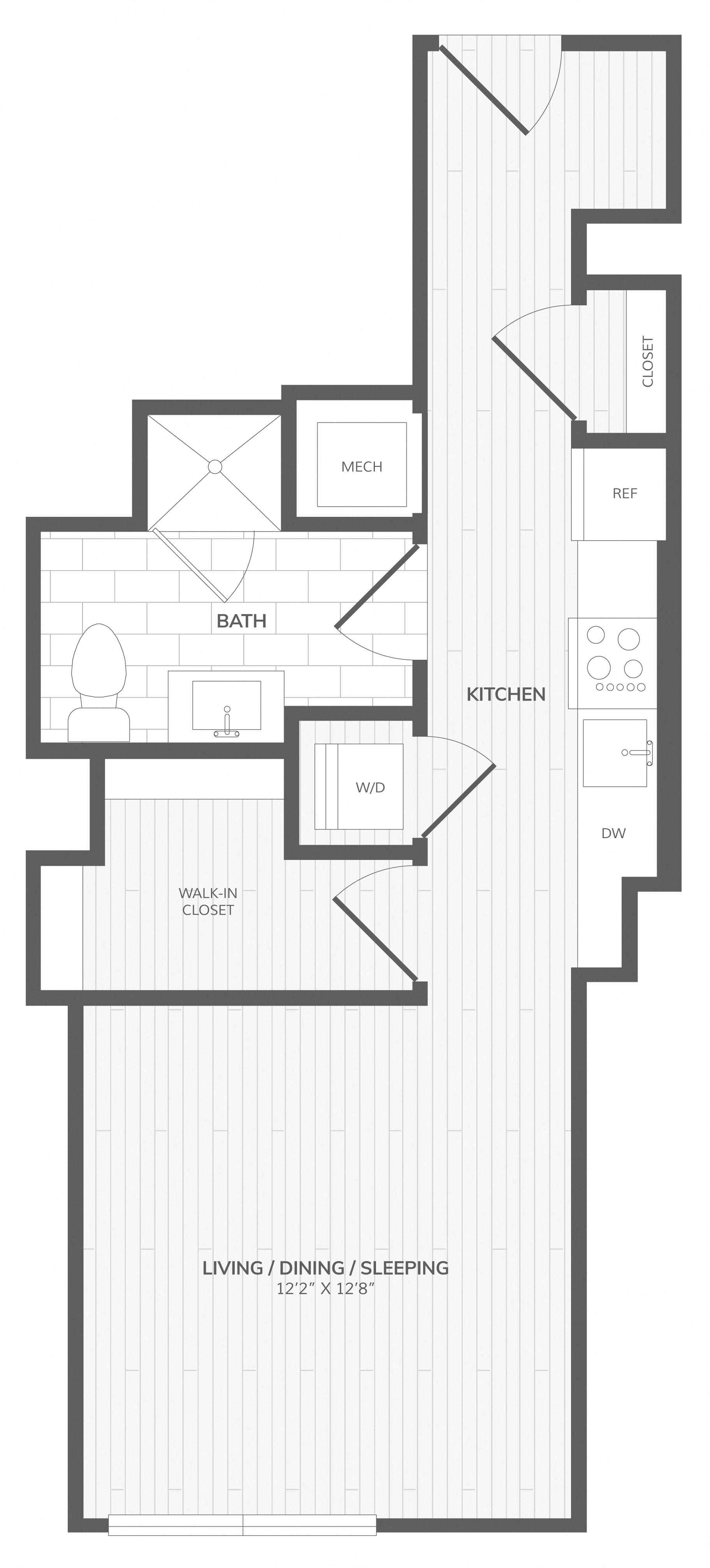 Studio-F East Medley floor plan