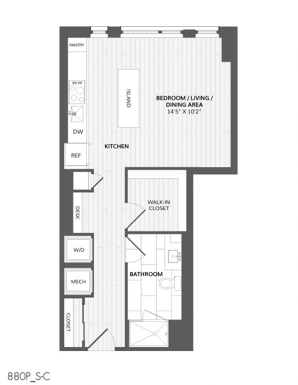 Studio-S-C_880 P floor plan