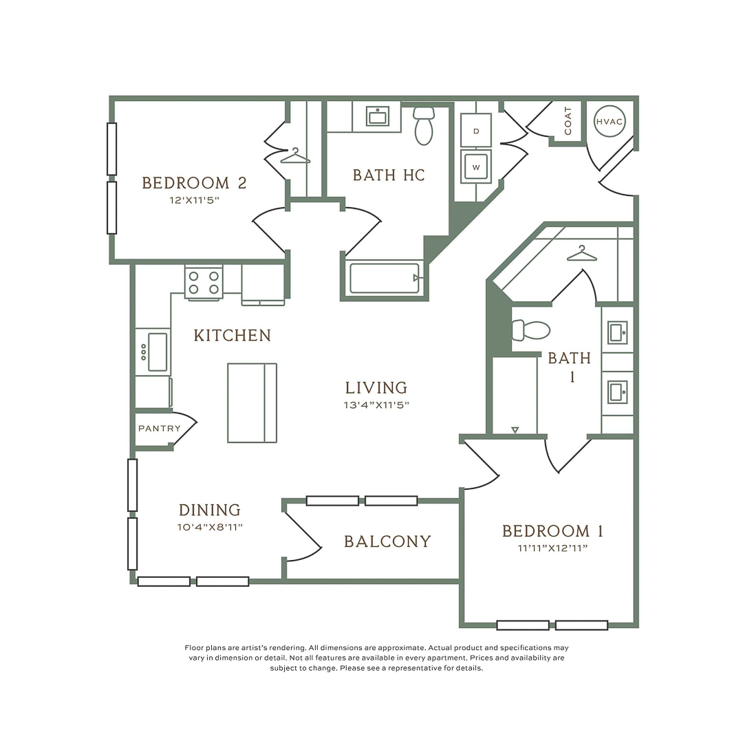 OL2.1HC floor plan