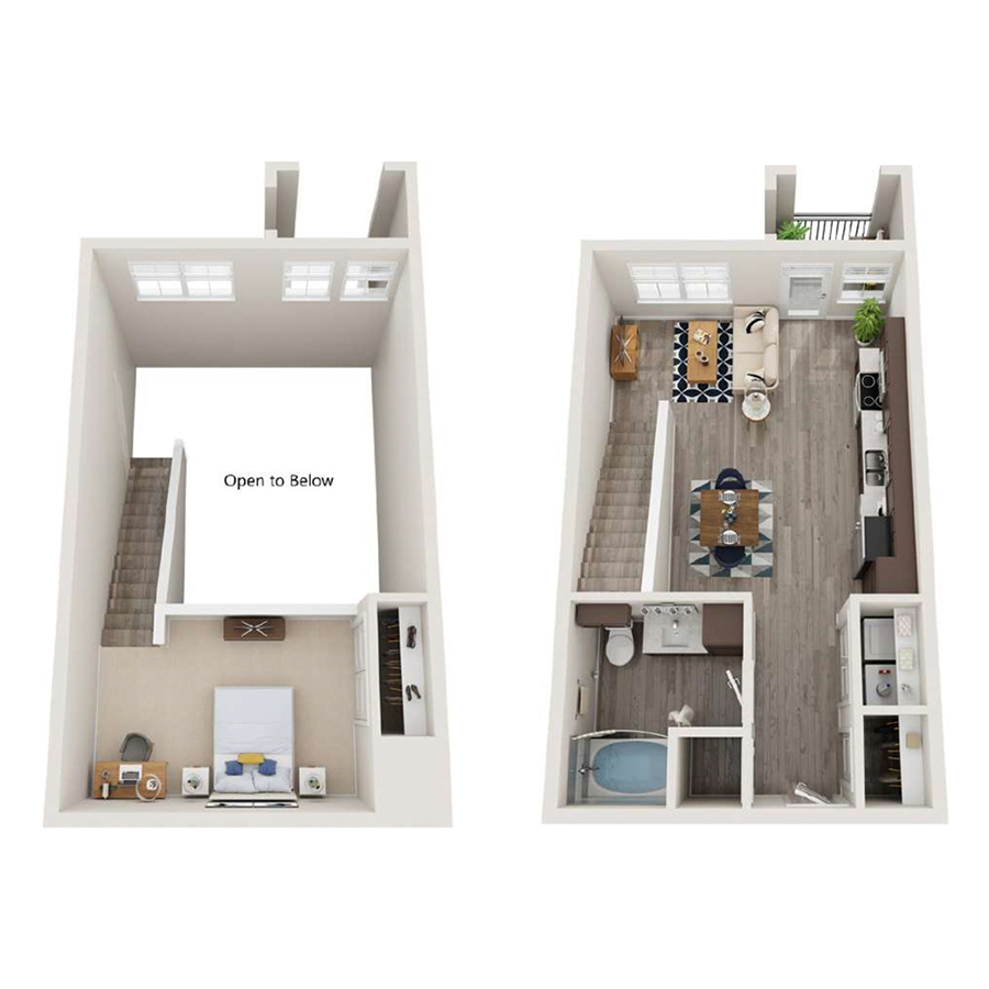 E2-Loft floor plan