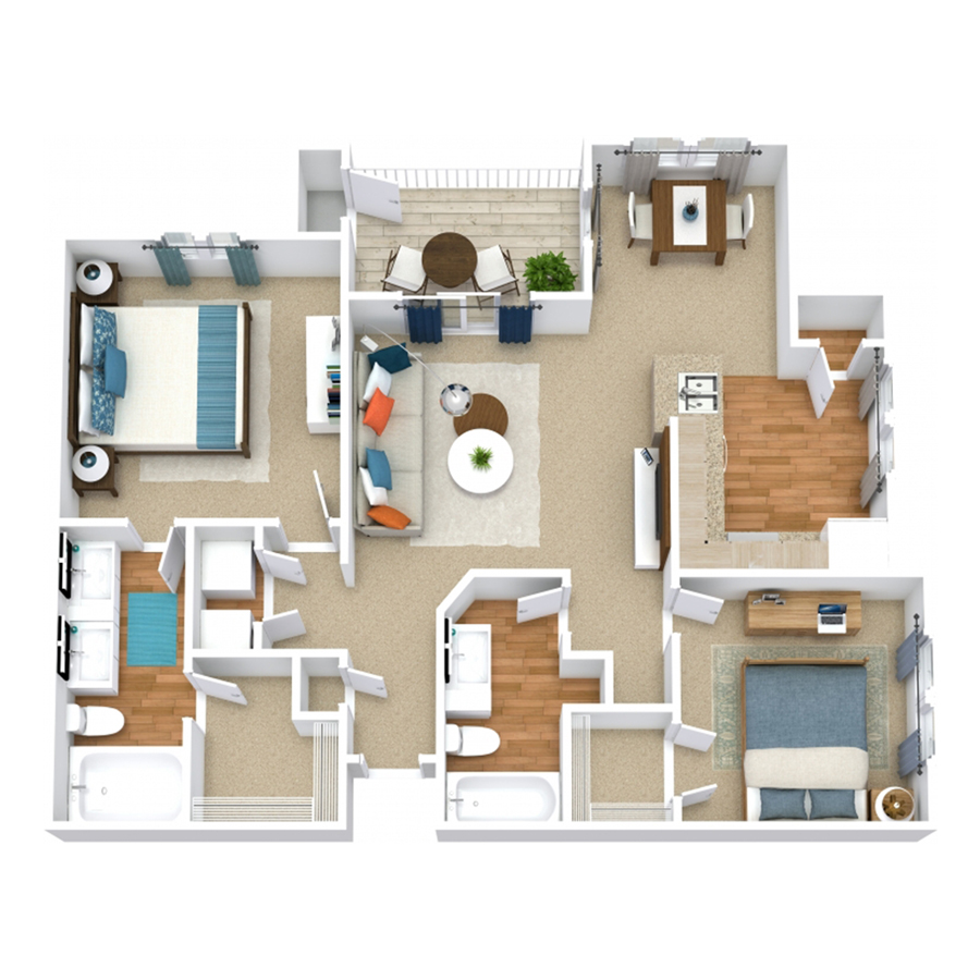 Maple B2 floor plan