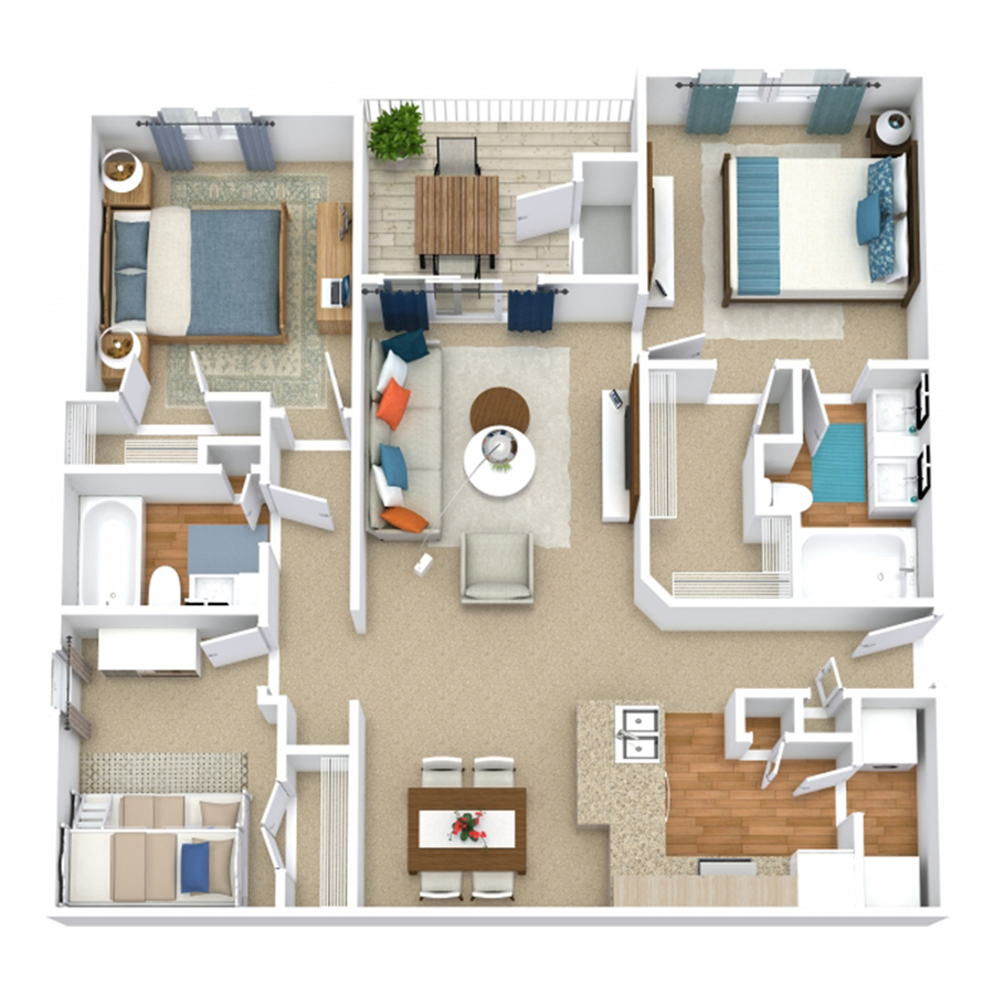Willow C1U floor plan