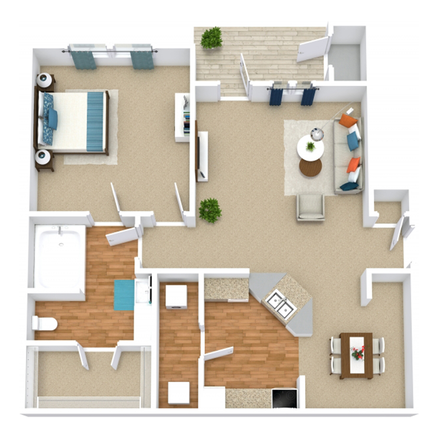 Aspen A1U floor plan