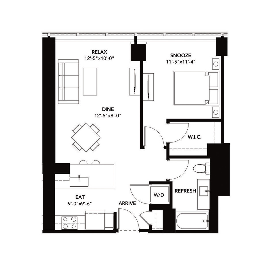 Unit 1014 floor plan