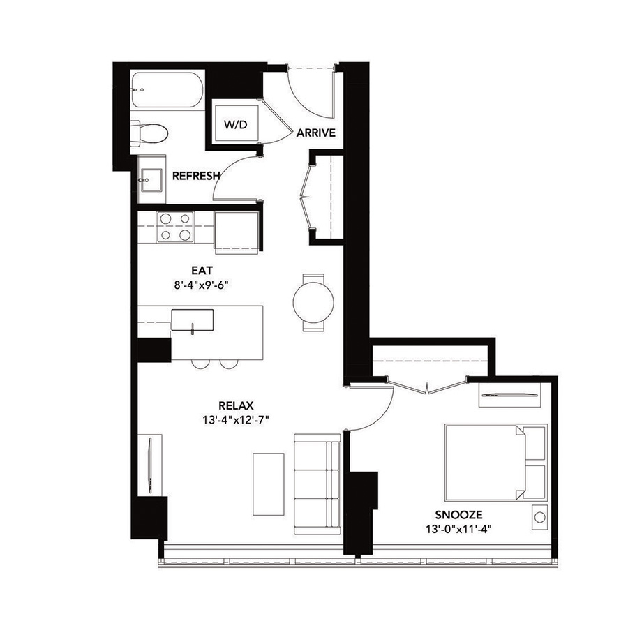 Unit 2315 floor plan