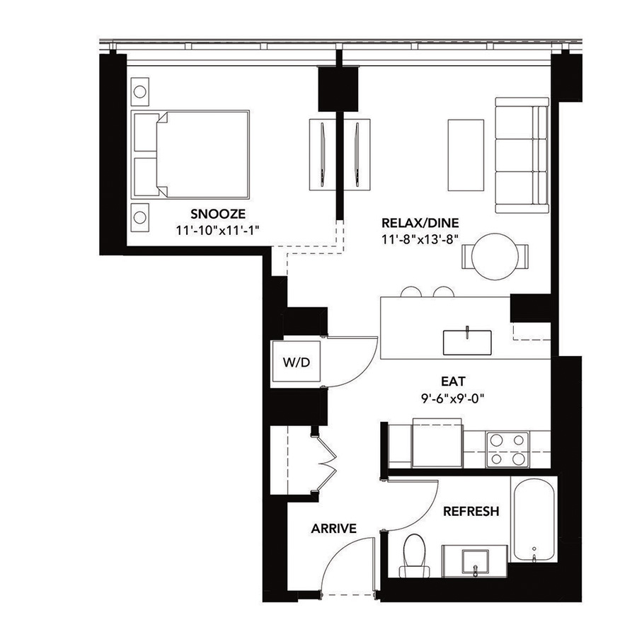 Unit 1904 floor plan