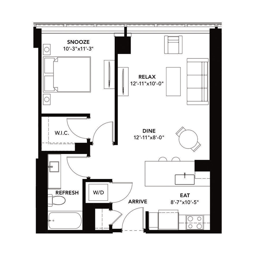 Unit 3108 floor plan
