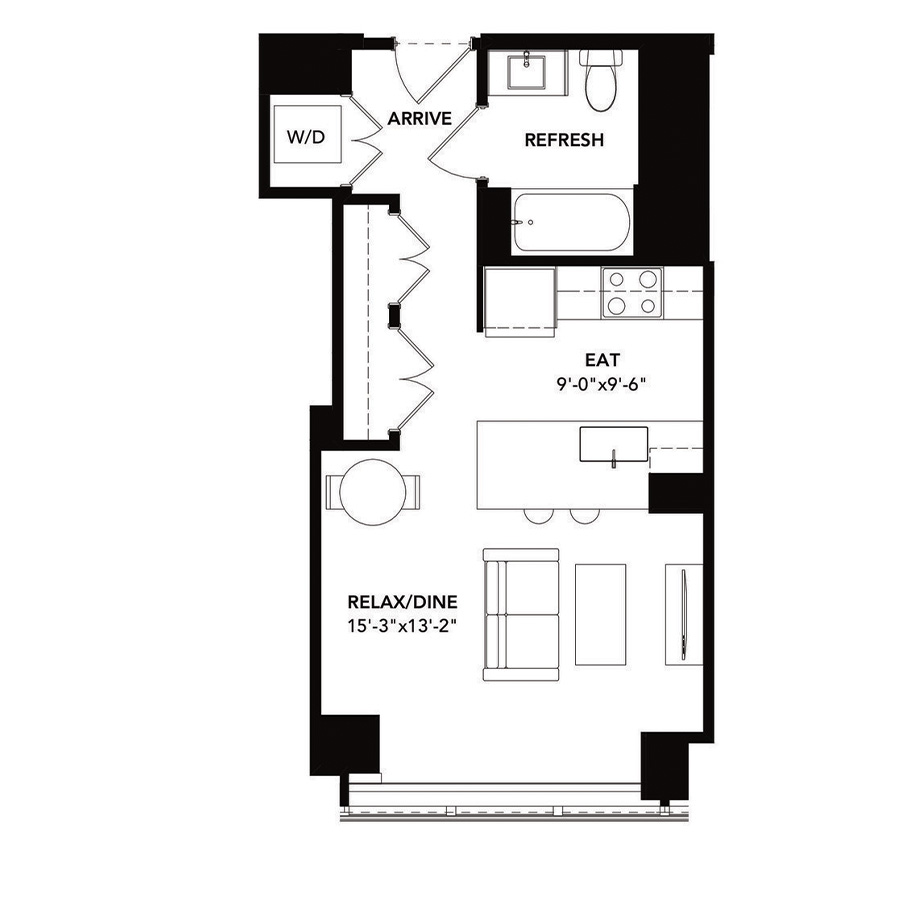 Unit 0705 floor plan