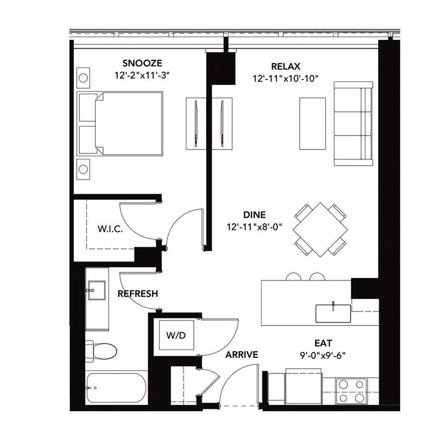 Unit 0912 floor plan